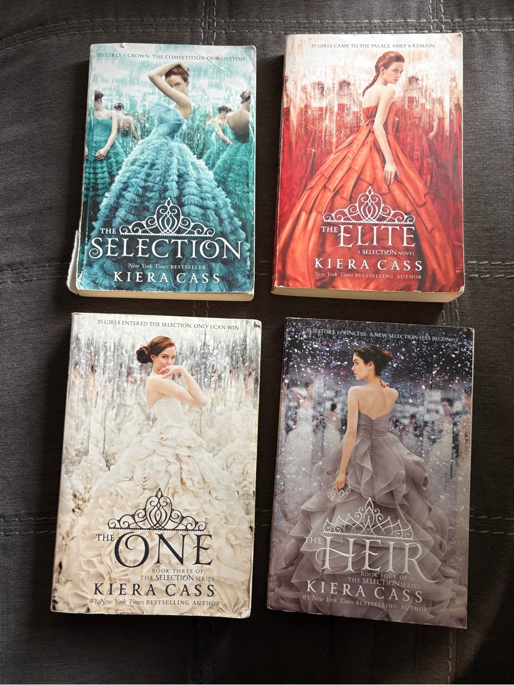 The Selection Series Book Set - Teal, Red, White, Gray